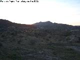 Desierto de Tabernas. Atardeciendo