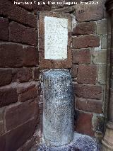 Historia de Montoro. Inscripciones romanas en la Iglesia de San Bartolom