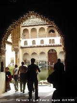 Alhambra. Sala de la Barca. Salida al Patio de Arrayanes