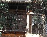 Alhambra. Patio de la Reja. Cambio de los dos tipos de galeras