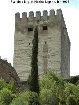 Alhambra. Torre del Homenaje. Desde el campanario de San Pedro y San Pablo