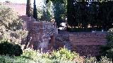 Alhambra. Torre del Cabo. Ruinas de la parte alta