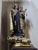Convento de San Jos de Carmelitas Descalzas. Virgen del Carmen. Escuela valenciana siglo XIX. Convento de San Miguel - beda