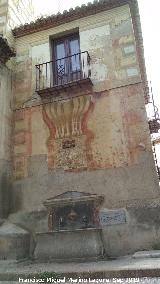 Iglesia de San Cecilio. Casa y pilar