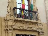 Casa del Padre Surez. Balcn e inscripcin