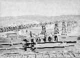 Puente del Hacho. 1895. Construccin.  Foto de Rafael Garzn Archivo de Carlos Snchez
