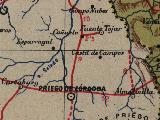 Historia de Priego de Crdoba. Mapa 1901