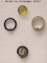 Historia de Estepa. Anillos romanos. Museo San Antonio de Padua - Martos