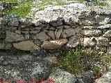 Poblado visigodo de El Castelln. Muro