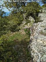 Poblado visigodo de El Castelln. Camino medieval