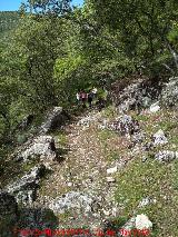 Poblado visigodo de El Castelln. Camino medieval