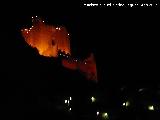 Castillo de Alcal del Jucar. Nocturno