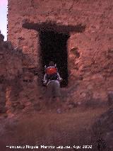 Castillo del Llano de la Torre. Puerta de acceso a la Torre del Homenaje