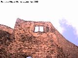 Castillo de Yeste. Ventana con parteluz a extramuros