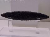 Museo de Arte Precolombino Felipe Orlando. Cuchillo de obsidiana