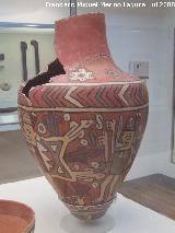 Museo de Arte Precolombino Felipe Orlando. Vasija. Cultura Wary. 600 - 1000 d.C.