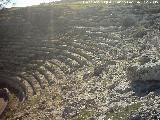 Yacimiento arqueolgico Ronda la Vieja. Gradero