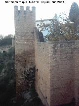 Murallas de Ronda. Murallas de la Cijara. Torren almenado