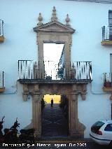 Patio de Santa Ana. Portada