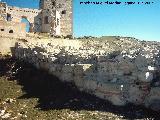 Castillo de la Estrella. Muros de la iglesia