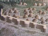 Los Millares. Muralla Exterior - Sector Norte. Reconstruccin