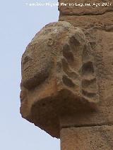 Castillo de Lorca. Torre del Espoln. Adorno de la esquina