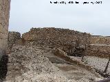 Castillo de Lorca. Torre del Espoln. Restos a su lado oeste