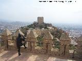 Castillo de Lorca. Torre del Espoln. Vistas