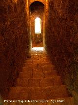 Castillo de Lorca. Torre Alfonsina. Escaleras