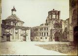 Baslica de los Desamparados. Foto antigua
