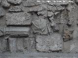 Iglesia de Santa Catalina Mrtir. Arco cegado con materiales de desecho