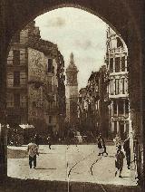 Torres de Serranos. Catedral vista desde la puerta de las Torres de Serrano