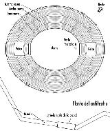 Segbriga. Anfiteatro. Plano