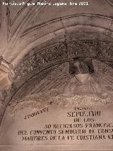 Monasterio de San Juan de los Reyes. Sepulcro