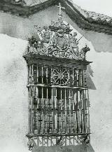 Palacio de los Crdenas. Foto antigua. Reja del Maestro Bartolom