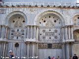 Baslica de San Marcos. Fachada de la Piazzetta dei Leoncini