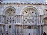 Baslica de San Marcos. Fachada de la Piazzetta dei Leoncini