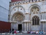 Baslica de San Marcos. Fachada de la Piazzetta dei Leoncini