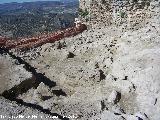 Castillo de Mocln. Excavacin arqueolgica a extramuros