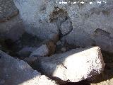 Castillo de Mocln. Excavacin arqueolgica en la puerta de la Torre del Homenaje