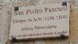 Catedral de Baeza. Placa
