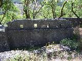 Trincheras de la Guerra Civil. Aspilleras