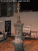 Fuente de la Calle de las Angustias. De noche