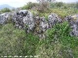 Oppidum del Cerro Algarrobo. Muralla ciclpea