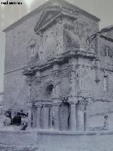 Fuente de Santa Mara. 1920 fotografa de Antonio Linares Arcos