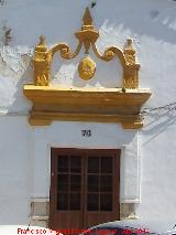 Casa de la Calle de la Carrera n 76. Portada