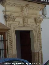 Palacio de la Calle San Pedro n 23. Portada