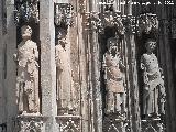 Catedral de Valencia. Puerta de los Apstoles. 