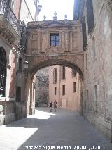 Catedral de Valencia. Paso elevado del Palacio Arzobispal. 