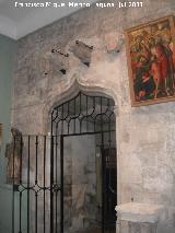 Catedral de Valencia. Museo Catedralicio-Diocesano. Puerta de acceso a la Capilla del Santo Cliz